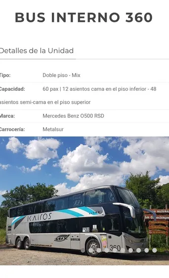 Omnibus Mercedes Benz O500rsd Metalsur