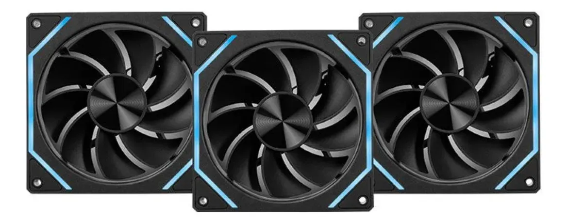 Kit Ventoinhas Pichau Ventus Nx Reverse, Argb, 3x120mm Preto