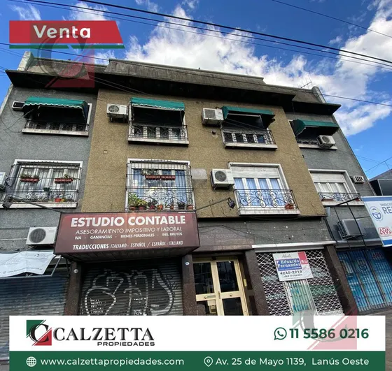 Departamento 3 Ambientes Sobre Av. H Yrigoyen  Lanús Oeste