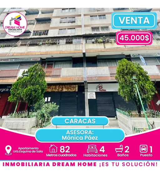 Apartamento En Venta Esquina De Sala-centro De Caracas