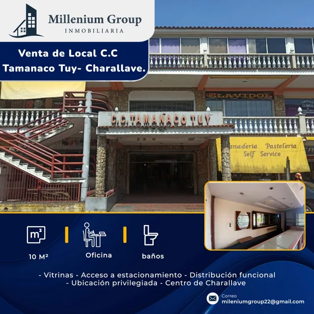 Local En Venta En El Centro Comercial Tamanaco Tuy Charallave.