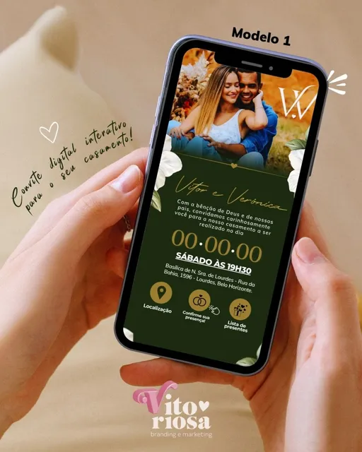 Convite De Casamento Digital E Interativo! 