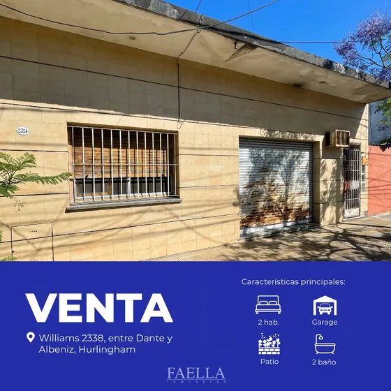 Venta Casa Hurlingham Parque Johnston Apto Credito