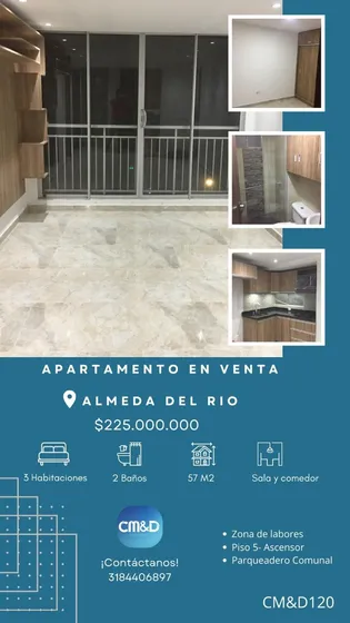 Apartamento En Venta Alameda Del Rio