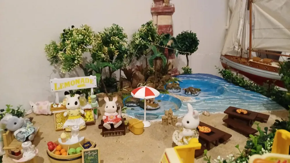 Mini Accesorios De Piscina Para Casa De Muñecas – Juego De Muebles Miniatura Con Flotadores Y Decoración De Verano