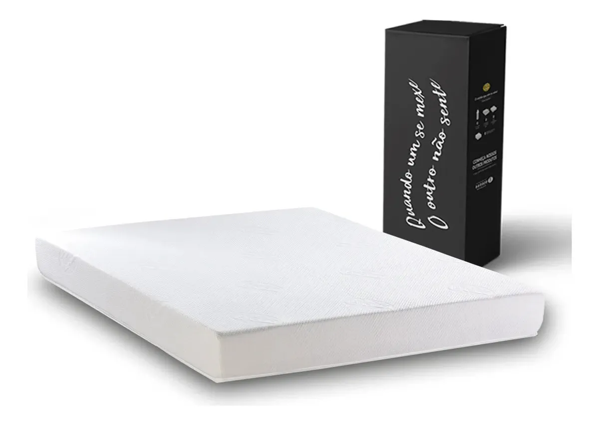 Colchão Queen Smart Comfort King Star Ortopédico Cor Branco