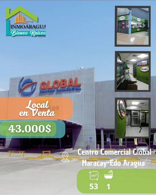 Oportunidad Local En Venta/centro Comercial Global/pg1112