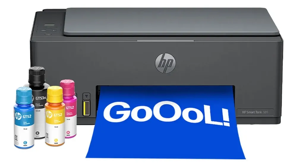 Impressora Multifuncional Hp Smart Tank 584 - Preta Preto 127/220v