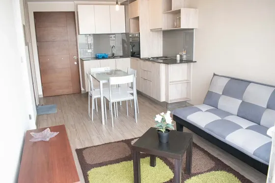 Arriendo Depto Amoblado 1 Habitación - Santa Elena (5258)