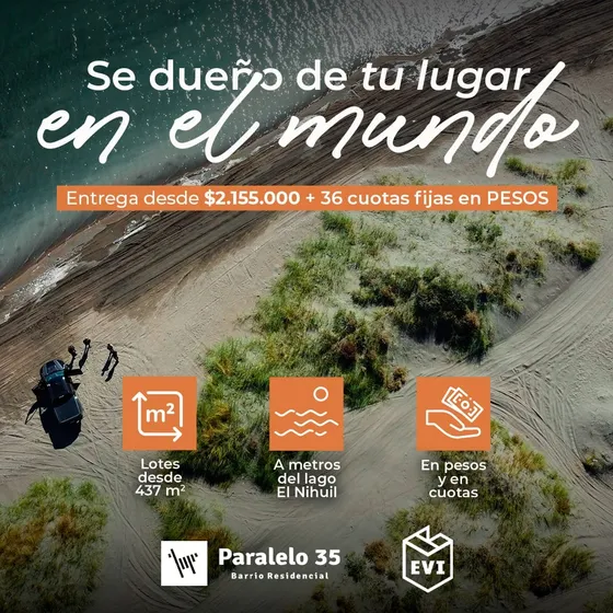 Lote En El Nihuil - Loteo Paralelo 35 - Lotes Desde 875 M2
