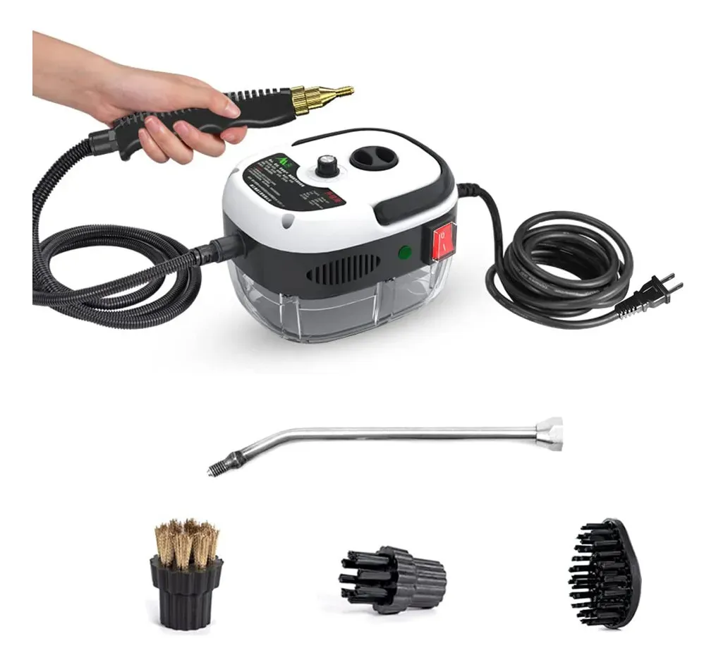 Limpador A Vapor Portátil 2500w Alta Pressão Branco