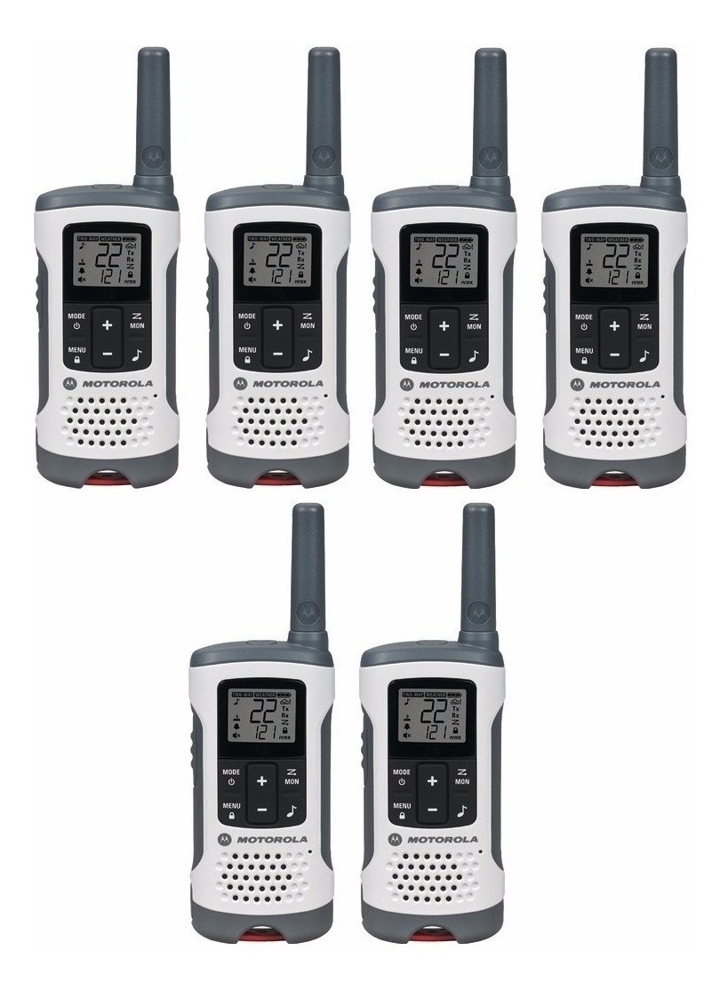 3 Kit Radios Motorola 40km* 25 Mi Puerto Micro Usb T260-3 | Mercado Libre