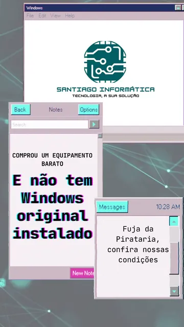 Instalação Windows Original Com Etiqueta De Serial