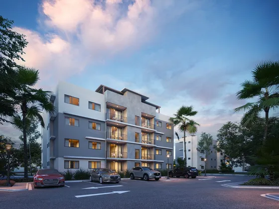 Apartamentos En Construccion En La Jacobo Majluta En Residencial Cerrado Con Areas Sociales