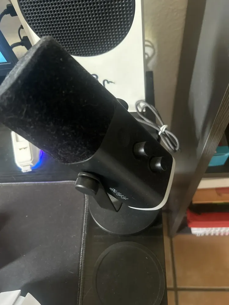 Foto del micrófono compartida por un comprador