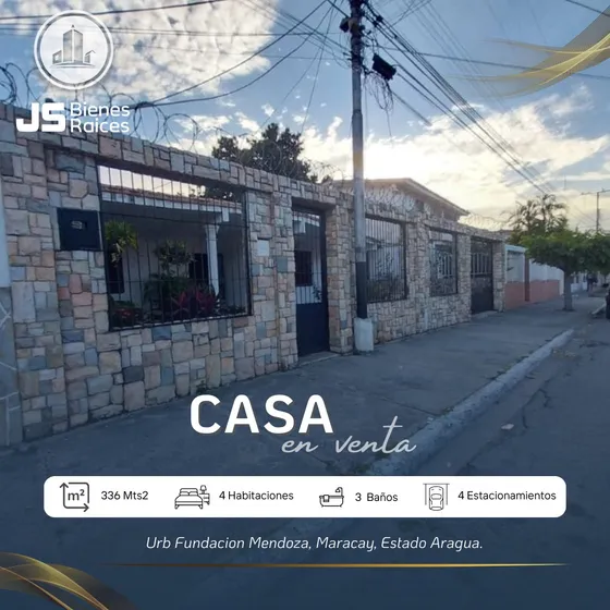 Casa En Venta Urb Fundacion Mendoza Maracay 06js
