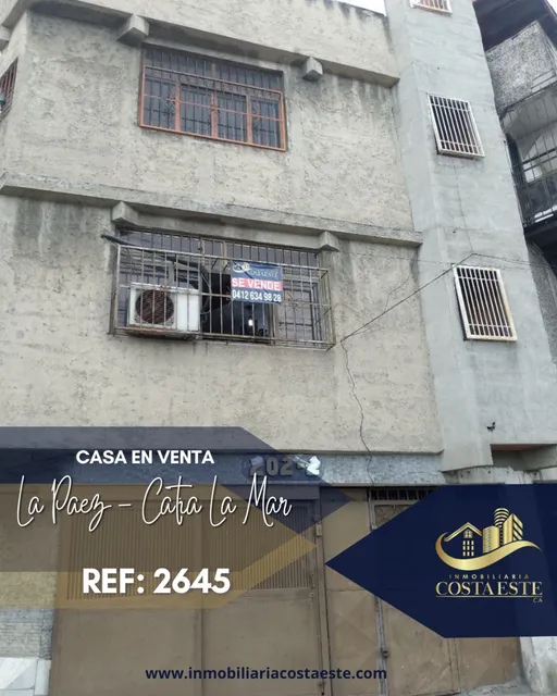 Casa En Venta Ubicada En Catia La Mar Ref 2645