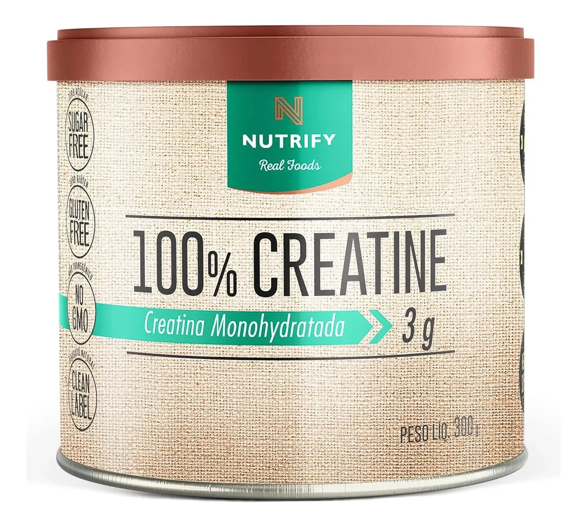 Creatina Nutrify 100% em pó Sem sabor x 300g