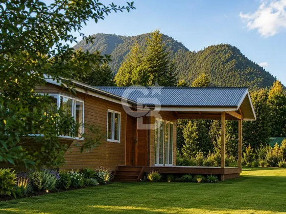 Casa Nueva Con Bosque Nativo Y Conectividad En Polincay