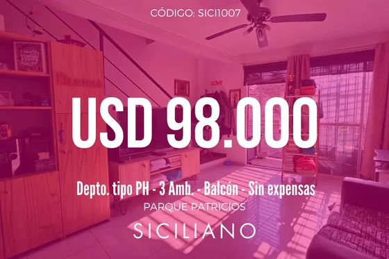 Departamento Tipo Ph En Parque Patricios