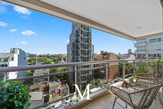 Semipiso En Palermo De 3 Ambientes Con Balcón, Vistas En Exclusiva, Torre Full Amenities