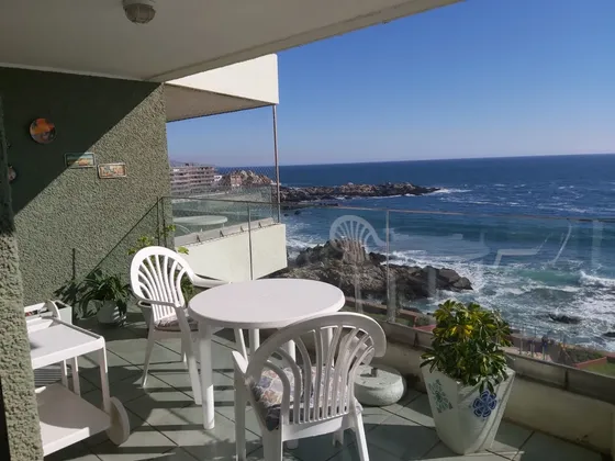 Arriendo Departamento Con Hermosa Vista Al Mar En Reñaca