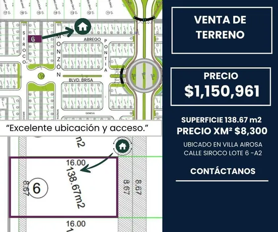 Venta De Terreno En Villa Airosa, Pachuca