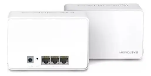 Pack 2 Roteadores Halo H80x Mesh Wifi6 Branco Mercusys