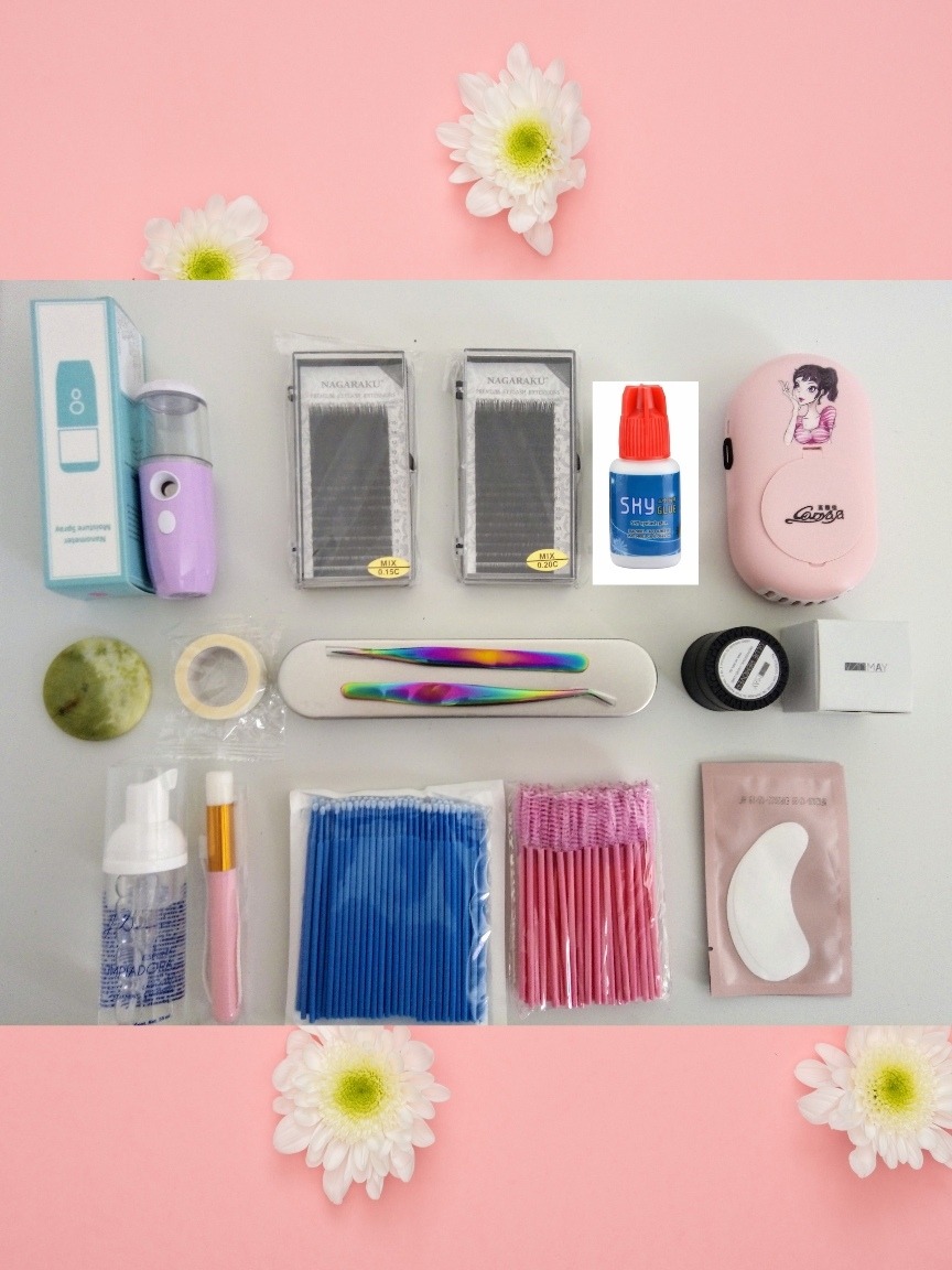Kit Para Aplicacion De Pestañas Kit Profesional Para Aplicación De Pestañas 1x1 | Mercado Libre