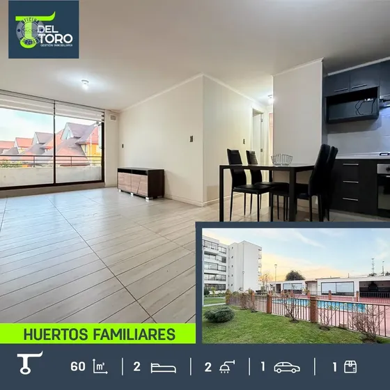 Departamento En Arriendo De 2 Dorm. En San Pedro De La Paz