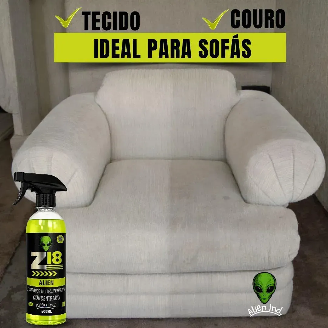 Kit 2 Limpeza Pesada Estofado E Teto Automotivo 500ml Alien - foto 3
