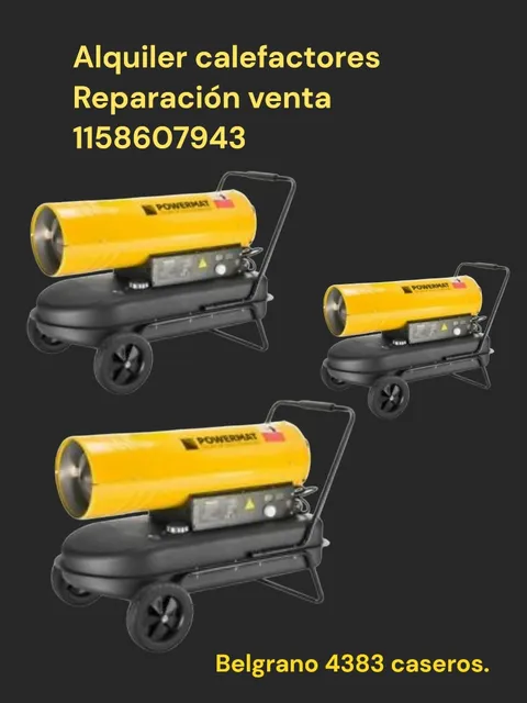Alquiler Calefactores Diésel Y Gas