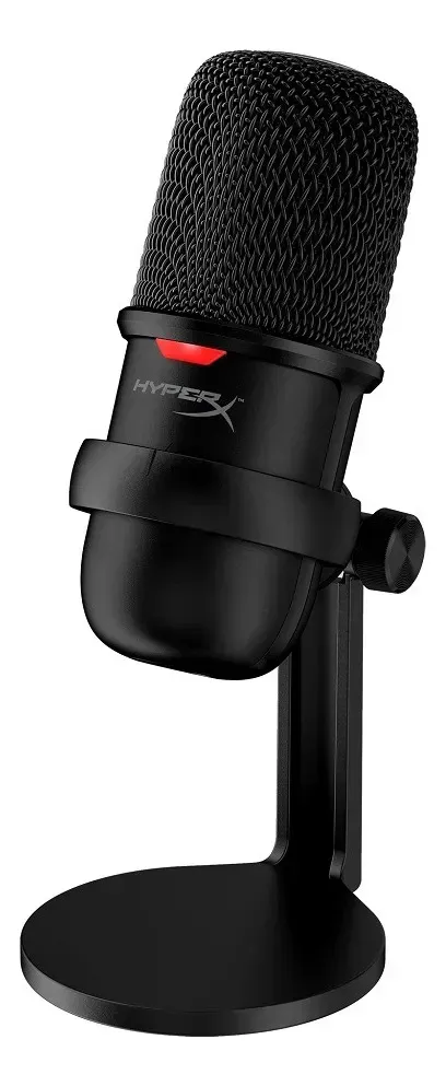 Micrófono Gamer Hyperx Solocast Condensador Cardioide Gaming Negro Usb Pc Ps4 Ps5 Veoquiero