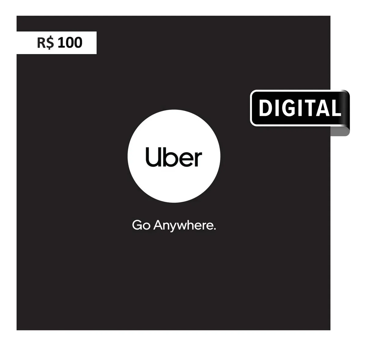 Uber Gift Card R$100 (digital)