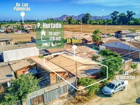 Sitio En Venta En Padre Hurtado - Opcional Con Casa.