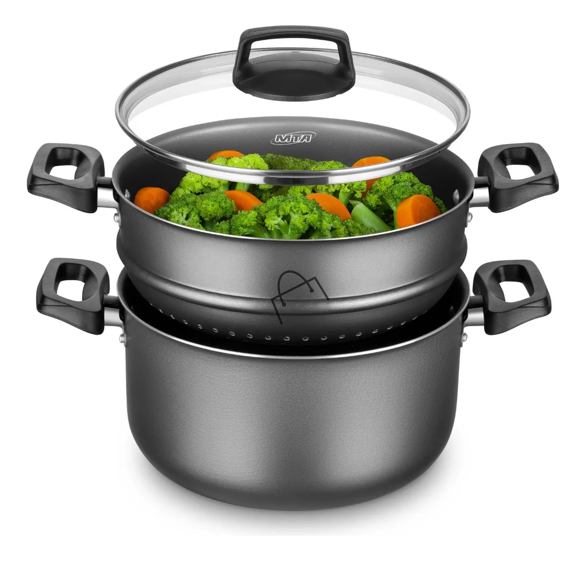 Panela Cozinha a Vapor 3 em 1 MTA Cozivapor