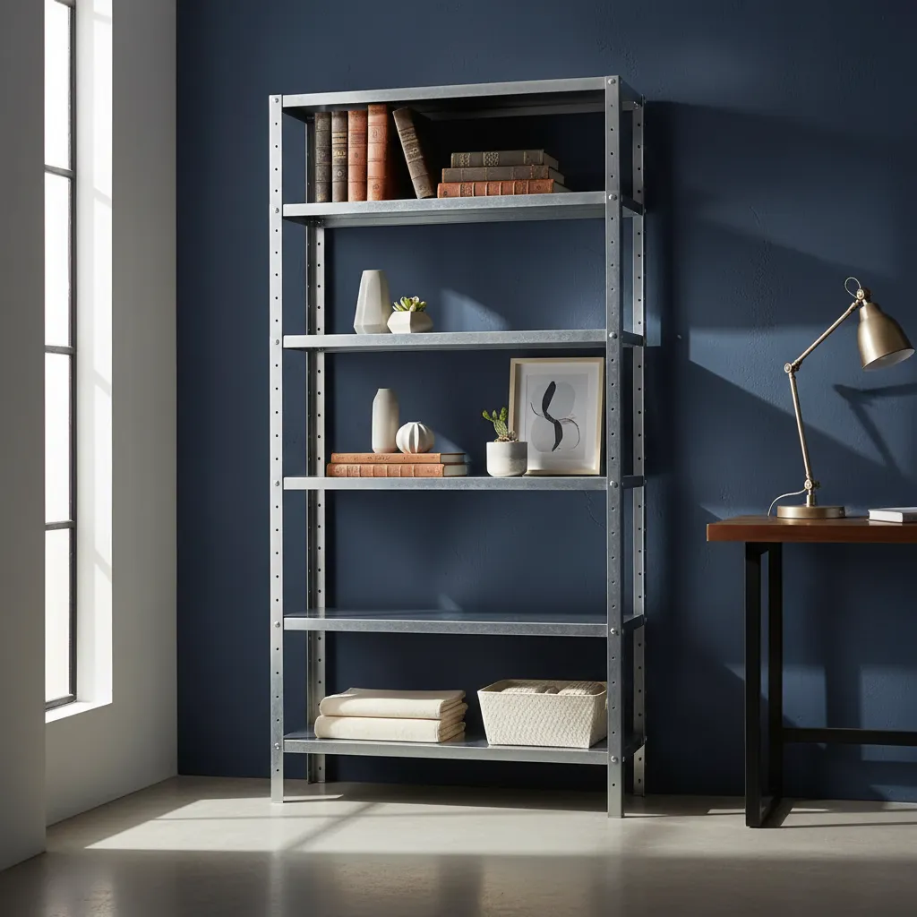 Estante Prateleira Aço 60cm 6 Bandejas Galvanizada Multiuso