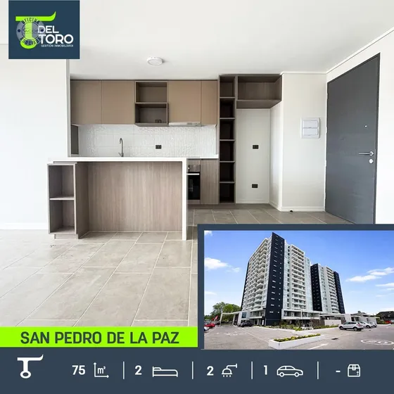 Departamento En Arriendo De 2 Dorm. En San Pedro De La Paz