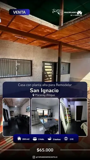 Excelente Casa Para Culminar Parte Alta En Urb San Ignacio Maracay. Mic 11