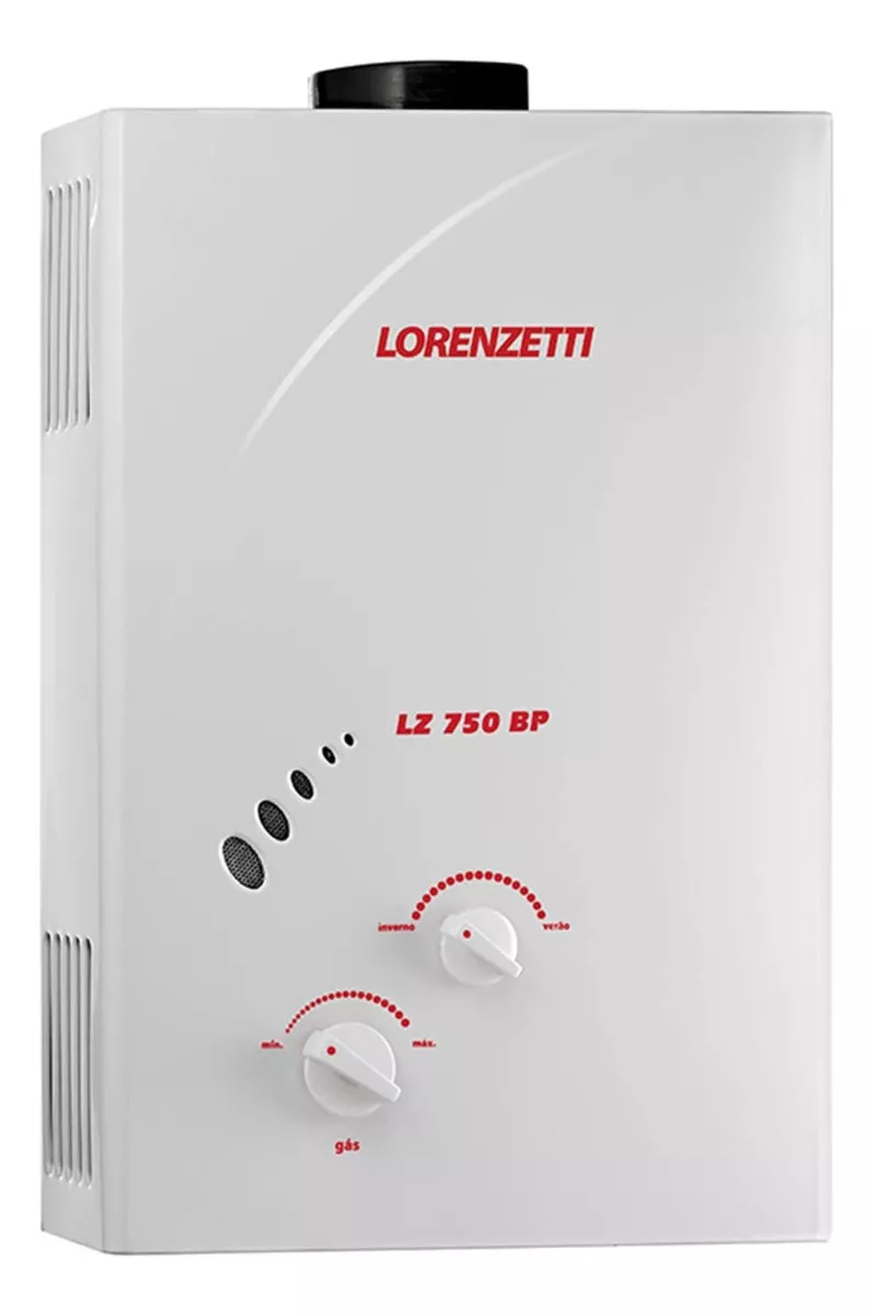 Aquecedor De Água a Gás - Lorenzetti LZ750BP Glp Vazão 7,5L
