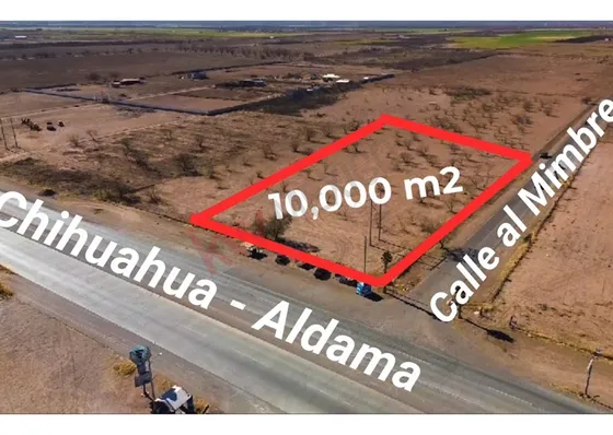 Terreno En Renta De 10,000 M2 A Pie De Carretera En El Kilometro 22 Carretera Chihuahua - Aldama