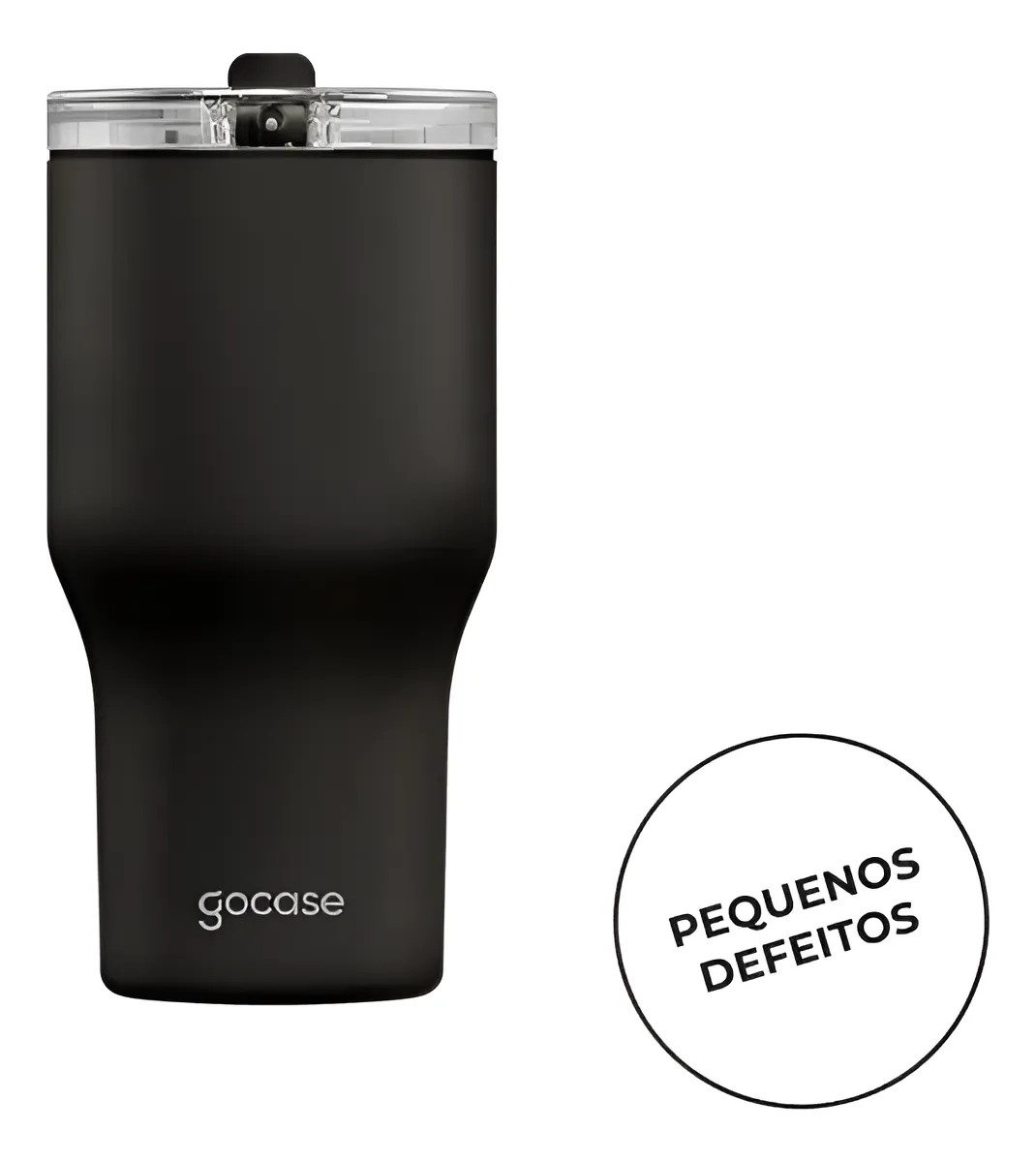 Outlet Copo Térmico Gocase 600ml Aço Inox - Leves Defeitos