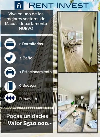 Nuevo Arriendo Macul Avenida Los Espinos