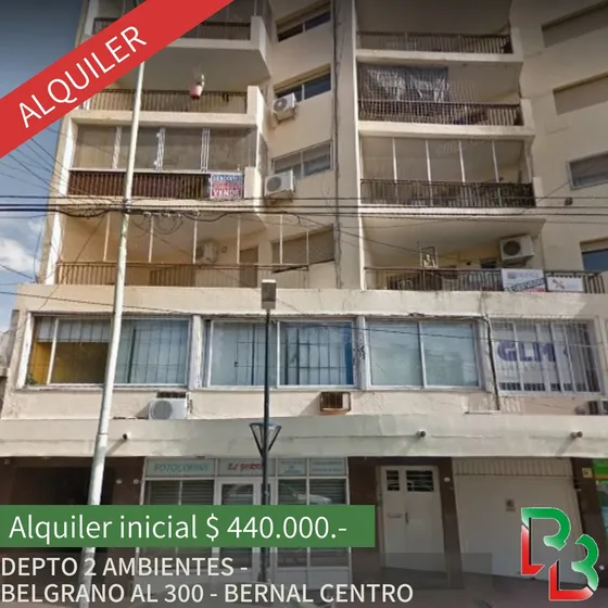 Alquila Departamento 2 Ambientes - Bernal Centro