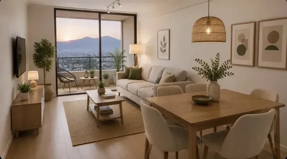 ¡vive En Las Alturas Con Una Espectacular Vista De La Ciudad