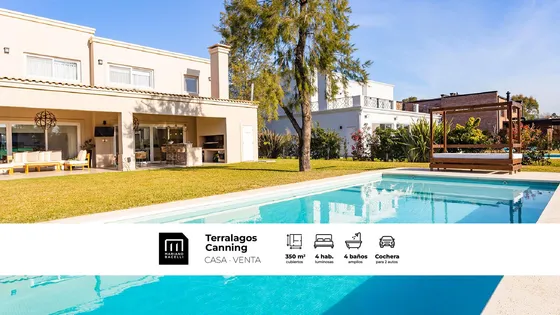 Casa En Venta En Barrio Privado Terralagos, Canning