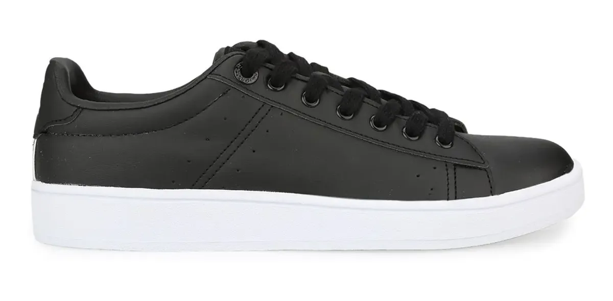 Zapatillas Topper Capitan Tt Con Suela De Goma Para Hombre Negro Liso 44 Ar