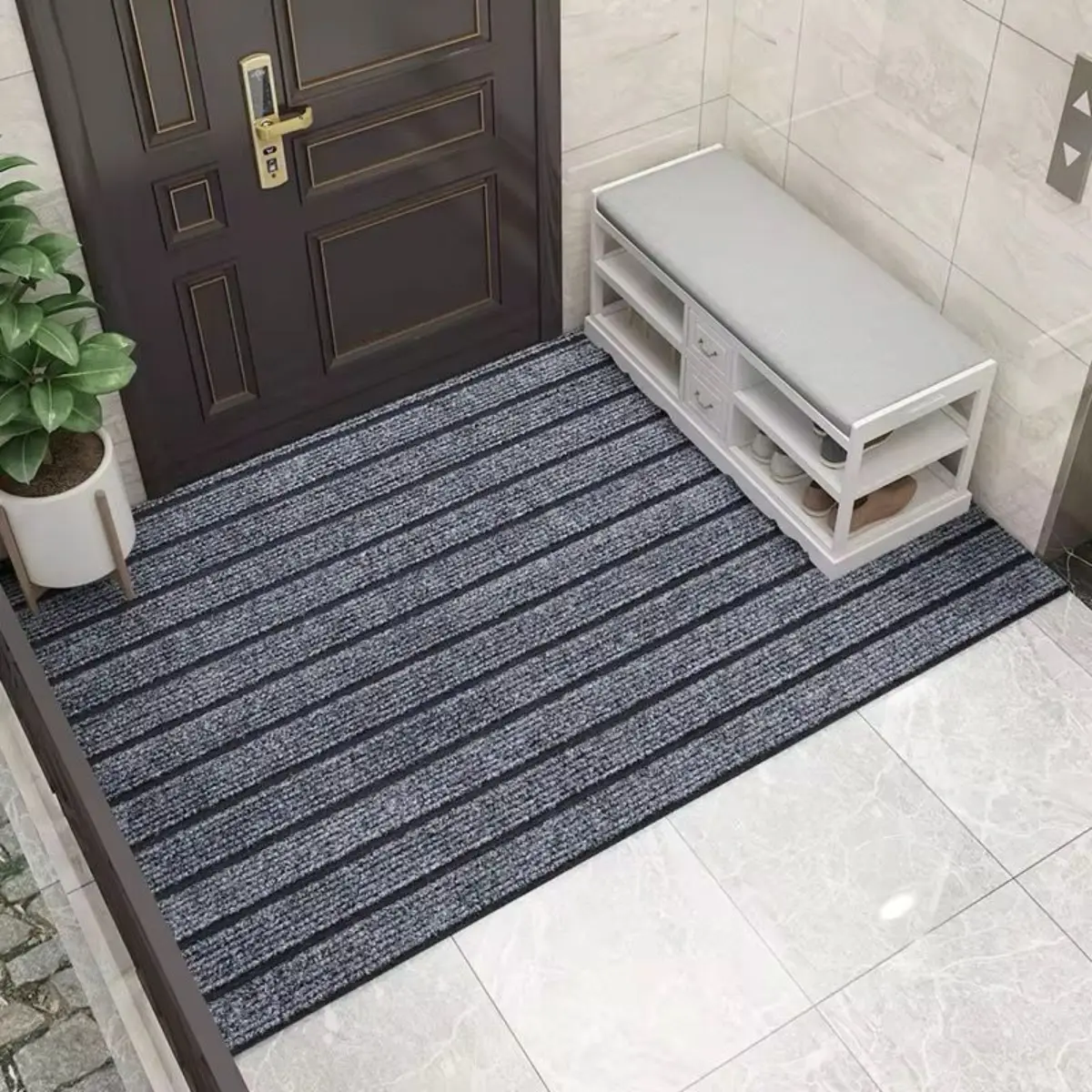 Tapete Duo Dias De Chuva Secante 120x60 Alta Absorção Porta