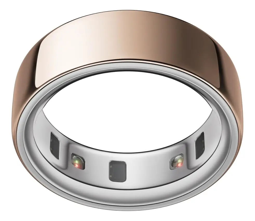 Smart Ring Oura Ring 4 Unidades, Oro Rosa, Talla 6, Ritmo Ca