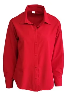 Camisas rojas para mujer sale